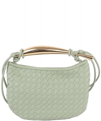 Fashion Woven Sardine Crossbody Bag CHU025 MINT